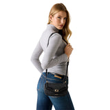 Dea Mini Crossbody Flap Coal Logo