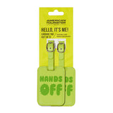 TA Luggage tag X2 Hands Off!