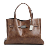 Bryar Large Satchel Walnut