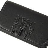 Nicole Wallet on a String Black/LT Taupe