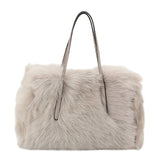 Noelle Leather Shearling LH Handbag Seina