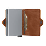 Twinwallet Vintage Cognac Silver