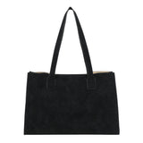 Suede Shoulder bag Black