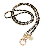 Dolores Chain Strap Black Gold