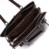 Bergamo Working bag Lucca Dark Brown