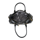 Lock Shiny Shoulder bag Black