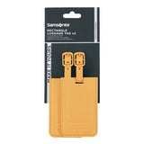Revolution Rectangle Luggage Tag x 2 Yellow