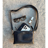 Base Shoulder Bag Clutch RFID Black