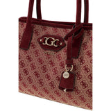Samantha Girlfriend Satchel Merlot Logo