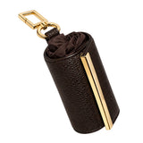 Key Chain Bag Brown Gold