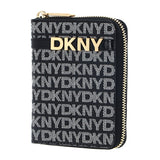 Avril SM Zip Around Wallet-Boxed Black Logo