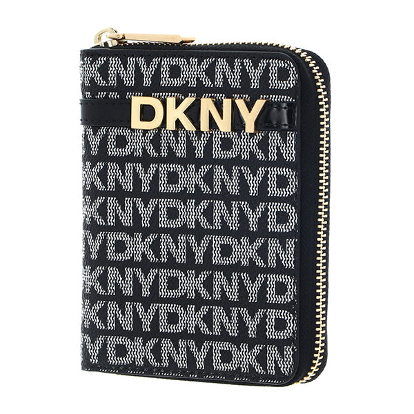 Avril SM Zip Around Wallet-Boxed Black Logo