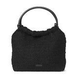 Woolen Pop Scrunch Bag S Black
