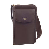 Phone Shoulder Bag Dark Brown