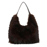 Foxtail Handbag Dark Brown