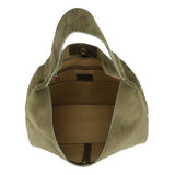 Suede A-line Shopper Olive
