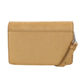 Suede Flap Shoulder bag Camel