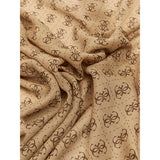 Katya Scarf Latte Logo