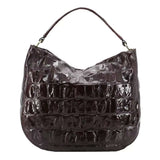 Hobo MIA Leather Maxi Cocco Dark Brown