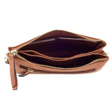 Leather Crossover Cognac