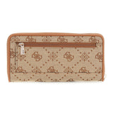Neda SLG Large Zip Around Latte Logo