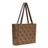 NoeIIe II Tote Latte Logo Brown
