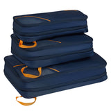 Packing Cubes 3PK Navy/Orange