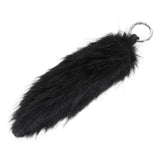 Foxtail Bag charm Black-Silver