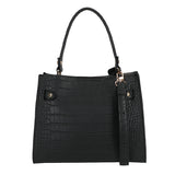 Croco Hand bag Black
