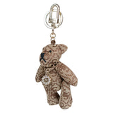 Teddy Keyring Latte Logo