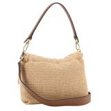 Shoulder bag Temi medium Raffia Natural