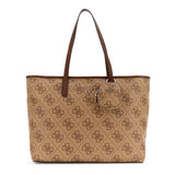 Power Play II Large Tech Tote Latte Logo/Brown