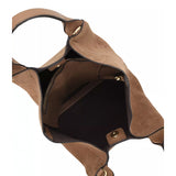 Essential Suede Leather Shopper M Camel