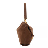 Temi Shoulder bag M Suede Wood