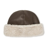 Faux Shearling Bucket Hat Major Brown