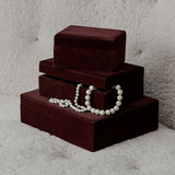 Velvet Jewelry Case Medium Winetasting