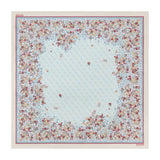 Printed Square Foulard Light Blue