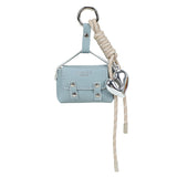 Bar-Zipper Bag Charm Blue