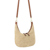 Hobo Nana Mini Raffia Maglia/Leather Natural-Nut