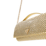 Tasmin Top Handle Clutch Gold