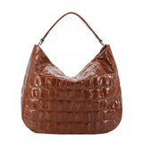 Hobo Mia Leather Maxi Cocco Caramel/Cognac