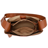 Gold Bar Shoulder bag Cognac