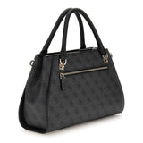 Noelle II Luxury Satche Coal Logo
