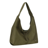 Suede A-line Shopper Olive