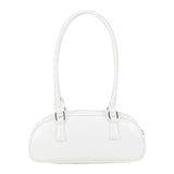 Snake Shiny Shoulder bag White