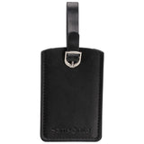 Global TA Rectangle Luggage Tag x 2  Black