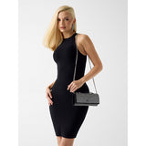 Tasmin Top Handle Clutch Black