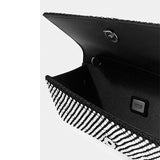 Tasmin Top Handle Clutch Black