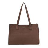 Suede Shoulder bag Dark Brown