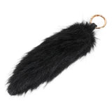 Foxtail Bag charm Black-Gold